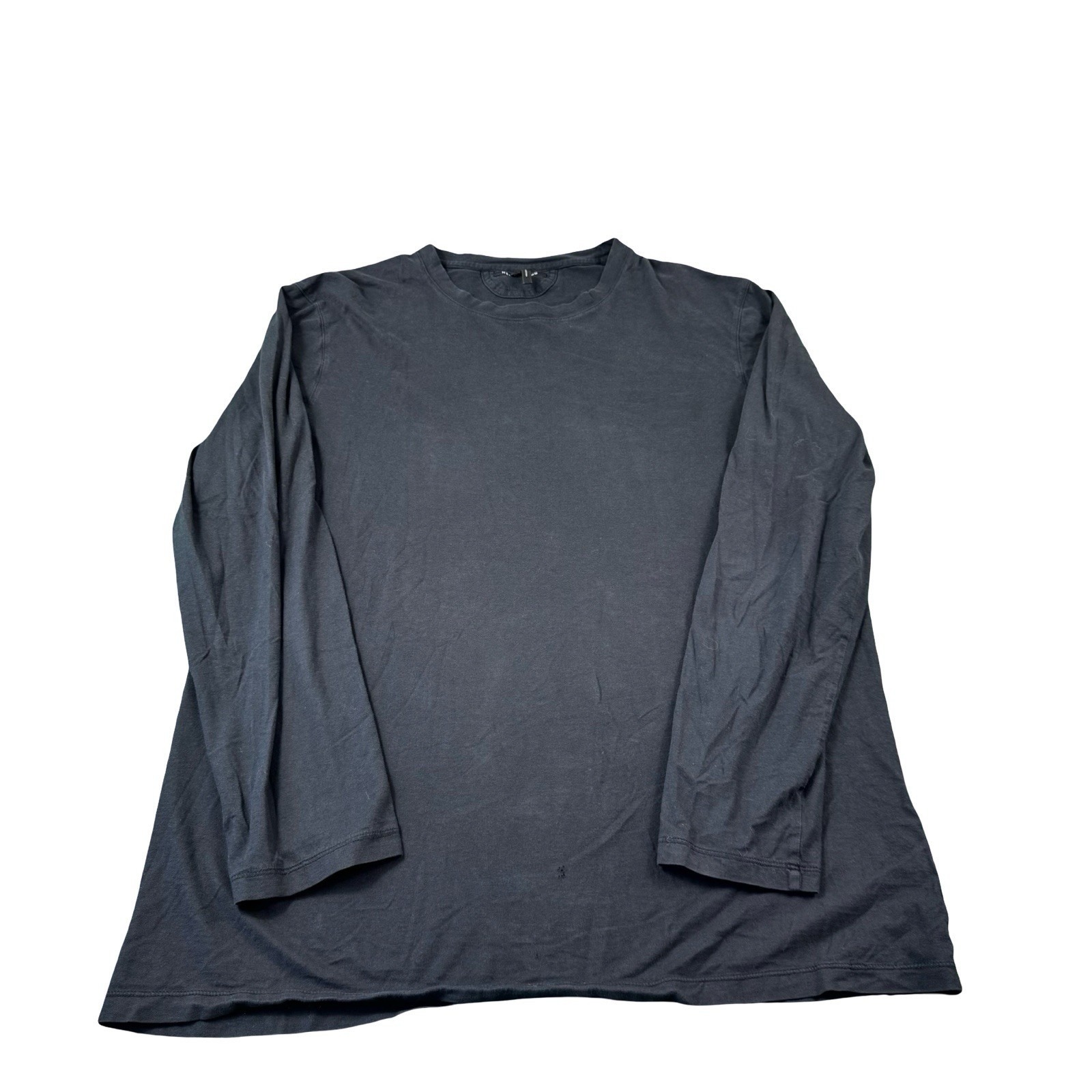 Helmut Lang Black Cotton L/S Men's T Shirt Size Xl